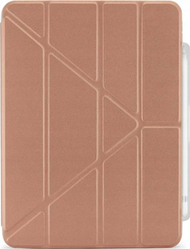 Mbulesë tablet Pipetto Origami No3 për iPad 10.9, gjenerata e 10, me mbajtëse Apple Pencil, rozë gold