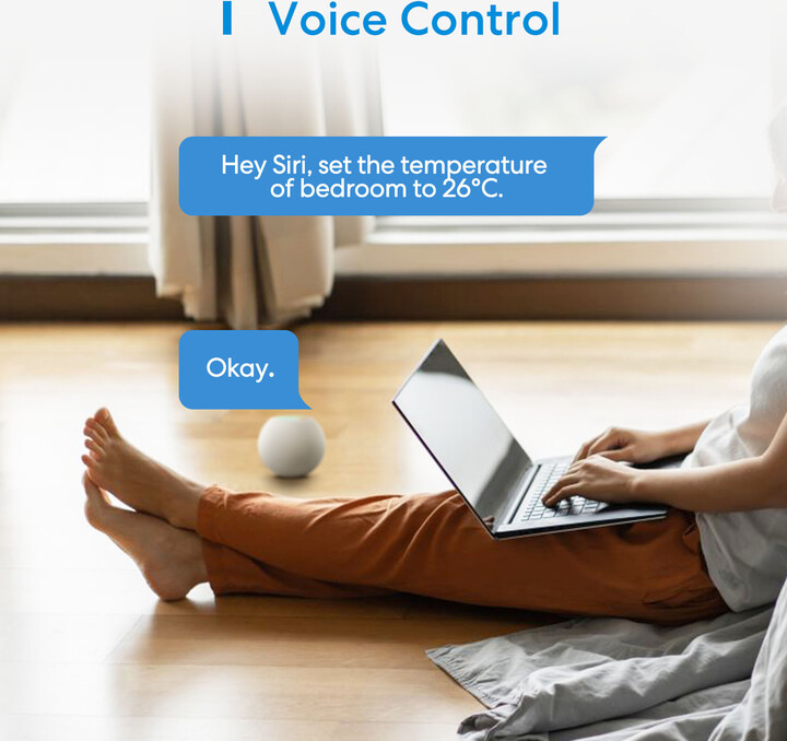 Termostat për ngrohje elektrike në dysheme Meross Smart Wi-FI 