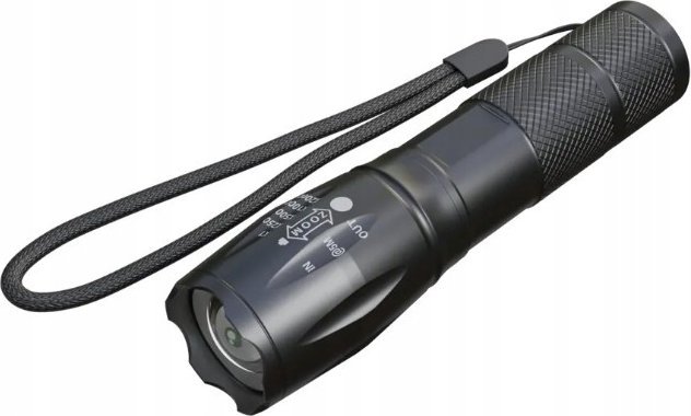 Dritë dore taktike Military Strong, LED 10W, 200 lumens, e zezë