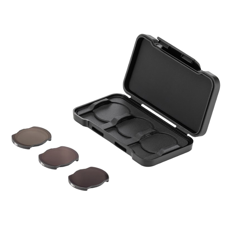 Set filtra ND DJI Avata, ND8 ND16 ND32, me kuti mbrojtëse, i zi