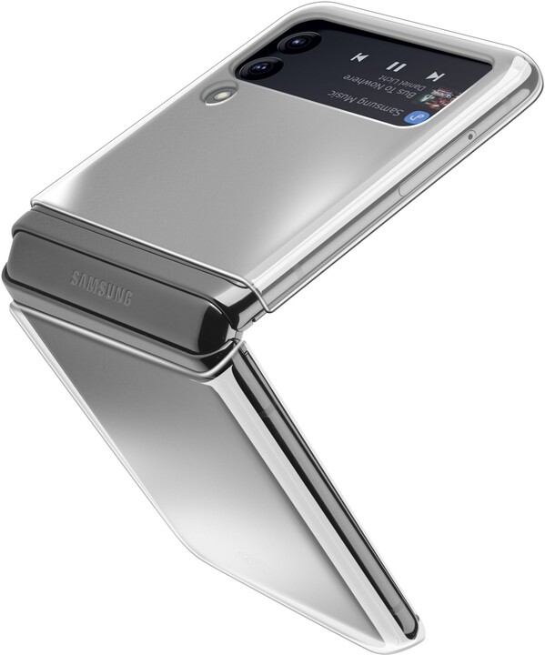 Mbrojtëse Cellularline Clear Case për Samsung Galaxy Z Flip4, transparente