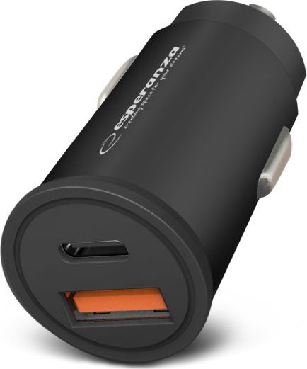 Karikues veture Esperanza EZC111K, 20W USB C PD, USB A QC 3.0, i zi