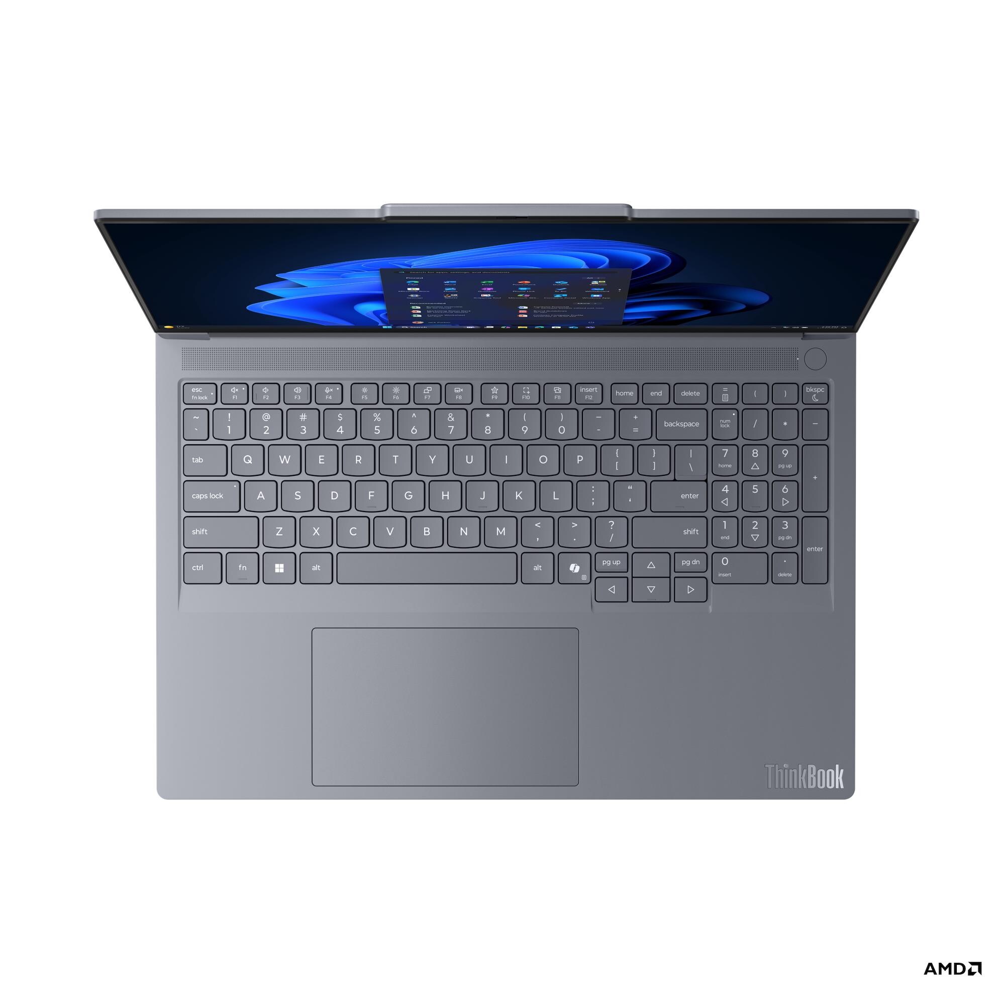 Laptop Lenovo ThinkBook,16", AMD Ryzen 9-8940HX, 64GB RAM, 1TB SSD, NVIDIA GeForce RTX 5060, i hirtë