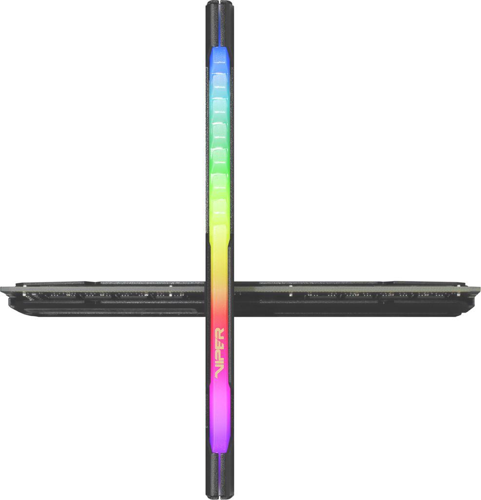 Memorie Patriot Viper Steel RGB, DDR4, 16 GB, 3600 MHz, CL18, PVSR416G360C8K