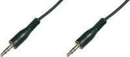 Kabëll audio DIGITUS AK-510100-025-S, stereo 3.5 mm, 2.5 m, i zi