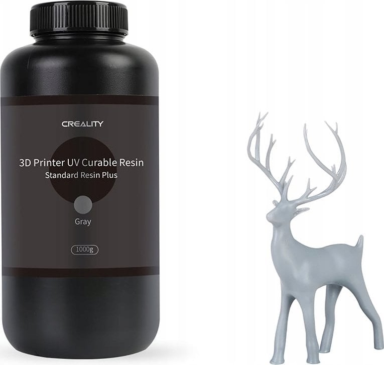 Rrëshirë 3D Creality Standard Rigid Resin Plus, 1kg, gri