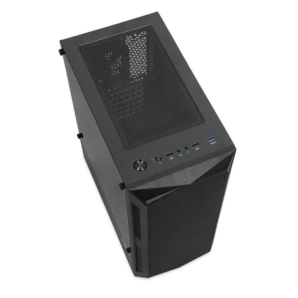Kuti kompjuteri iBOX Lupus 27 OLU27, ATX, RGB, e zezë