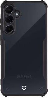 Футрола за телефон Tactical Quantum Stealth за Samsung Galaxy A55 5G, транспарентна, со црна рамка