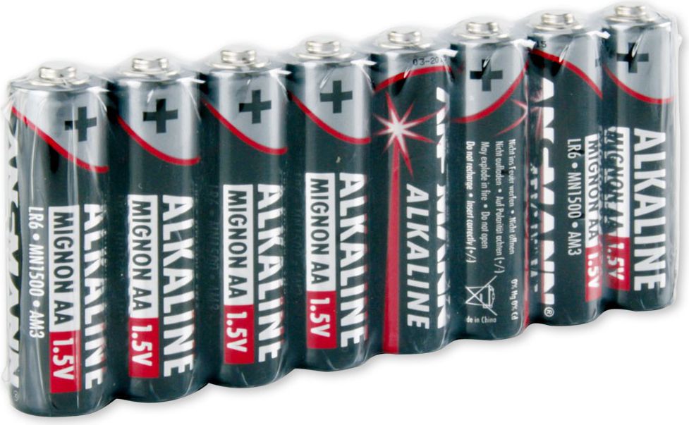 Bateri Ansmann Red, AA, 1.5V, 8 copë