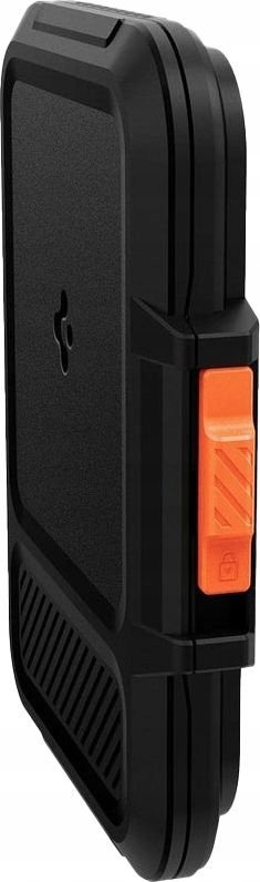 Portofol magnetik Spigen Lock Fit MagFit, për iPhone MagSafe, deri 6 karta, i zi