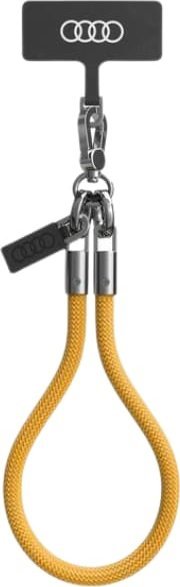 Varg telefoni Audi Universal Phone Lanyard 28cm, 8mm, i zi e verdhë