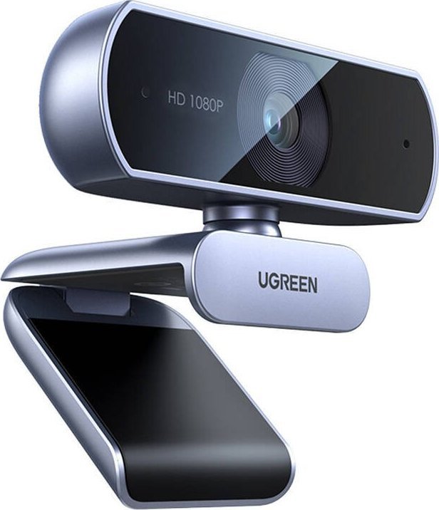 Webcam Ugreen CM678 15728, 1080P Full HD, mikrofon me reduktim zhurme, e zezë
