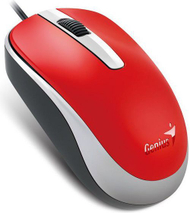 Maus Genius DX-120, me kabllo, USB, i kuq