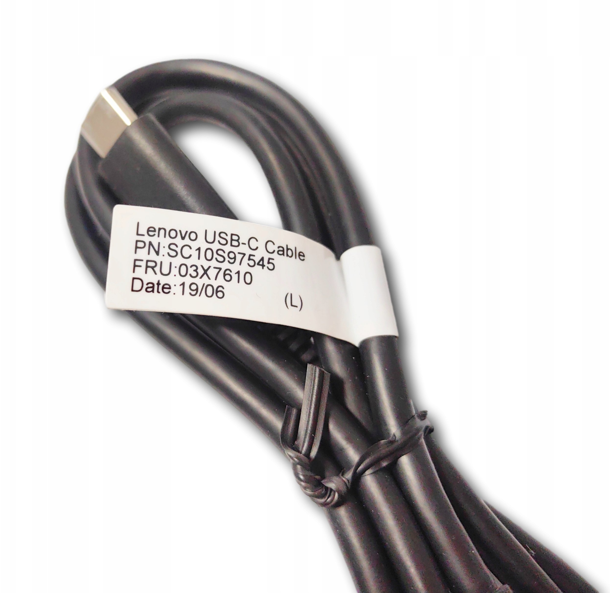 Kabllo Lenovo USB C, 2m, 5Gbps, e zezë