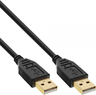 Kabllo USB InLine 34318S, USB A në USB A, 2 m, i zi