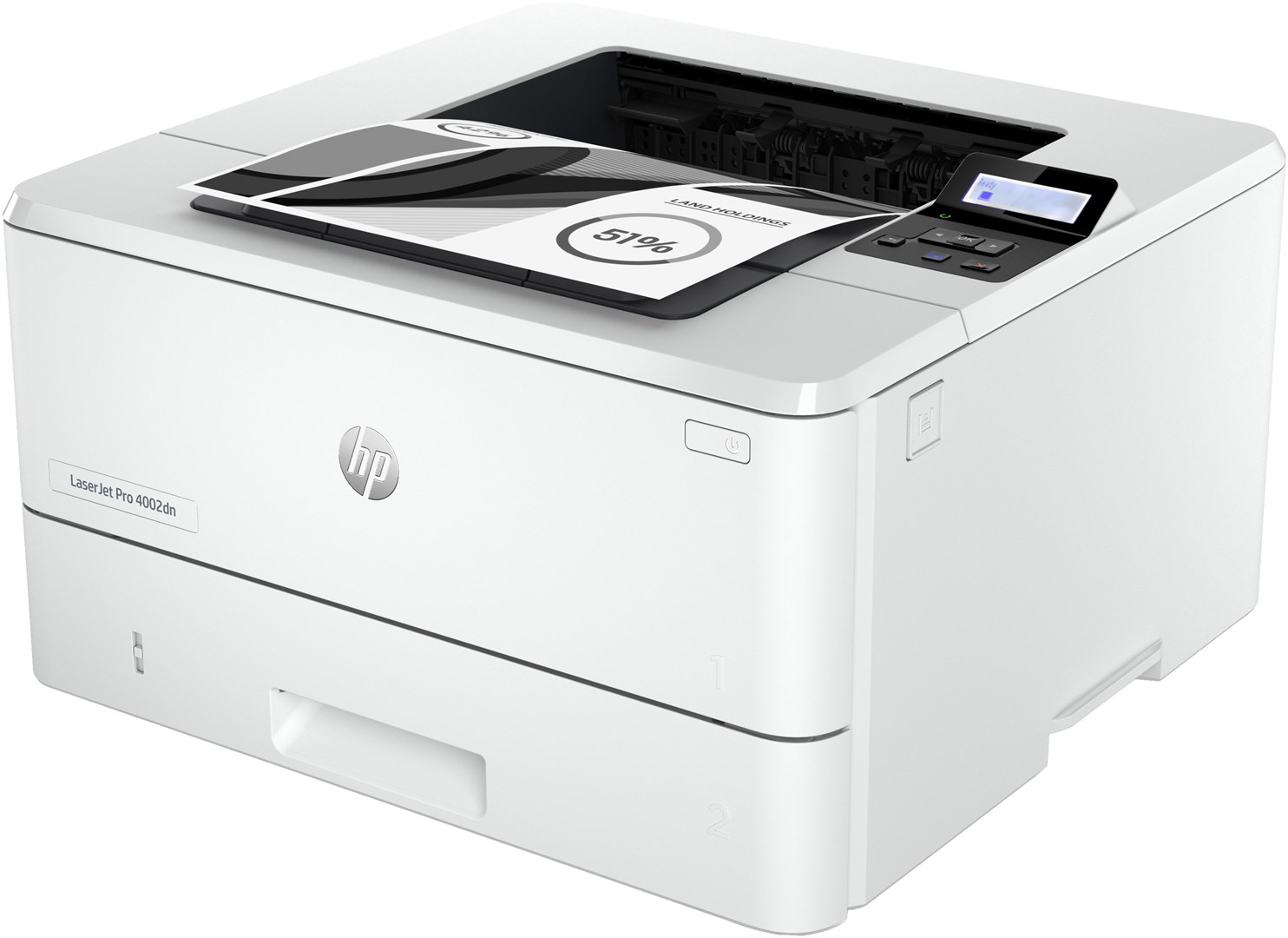 Printer HP LaserJet Pro 4002dn, A4, 1200x1200 DPI, 40 ppm, i bardhë