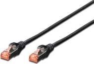 Kabllo Digitus DK-1644-005/BL, RJ45, S/FTP, 0.5m, e zezë