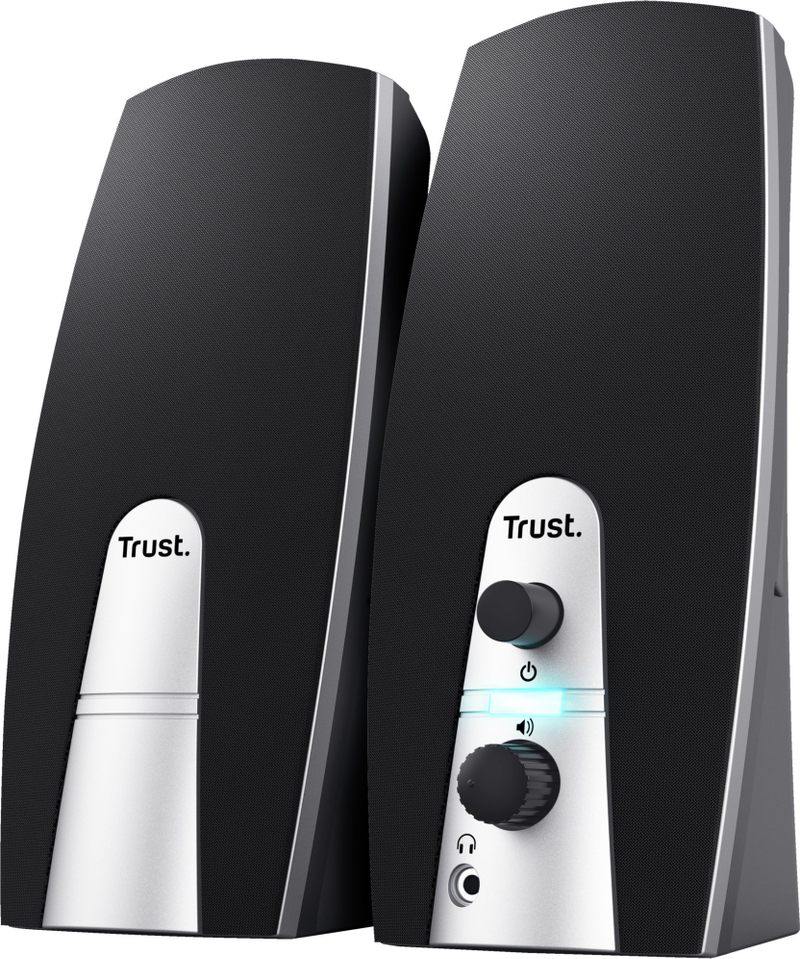 Altoparlantë Trust Basics 2.0, 2.0 kanale, për PC, të zinj