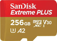 Kartë memorie SanDisk Extreme PLUS, 256GB, MicroSDXC Class 10