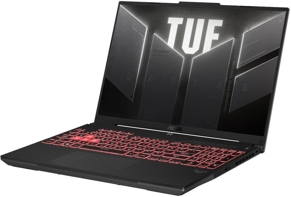Laptop ASUS TUF Gaming FA607NUG-RL117, Ryzen 7 7445HS, 16" 144Hz,16GB DDR5, 512GB SSD, RTX 4050 6GB, i zi/hirtë