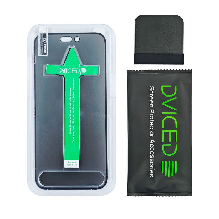 Dviced Privacy Tempered Glass Screen Protector Edge To Edge For iPhone 16 With Applicator