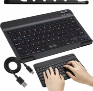 Tastierë mini wireless Bluetooth Zenwire, Bluetooth 5.0, USB C, e zezë