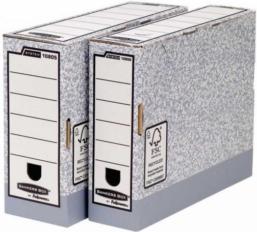 Kuti arkivuese Fellowes Bankers Box System, 80 mm, FastFold (1080001)