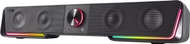Soundbar SPEEDLINK GRAVITY RGB, stereo, për kompjuter, i zi
