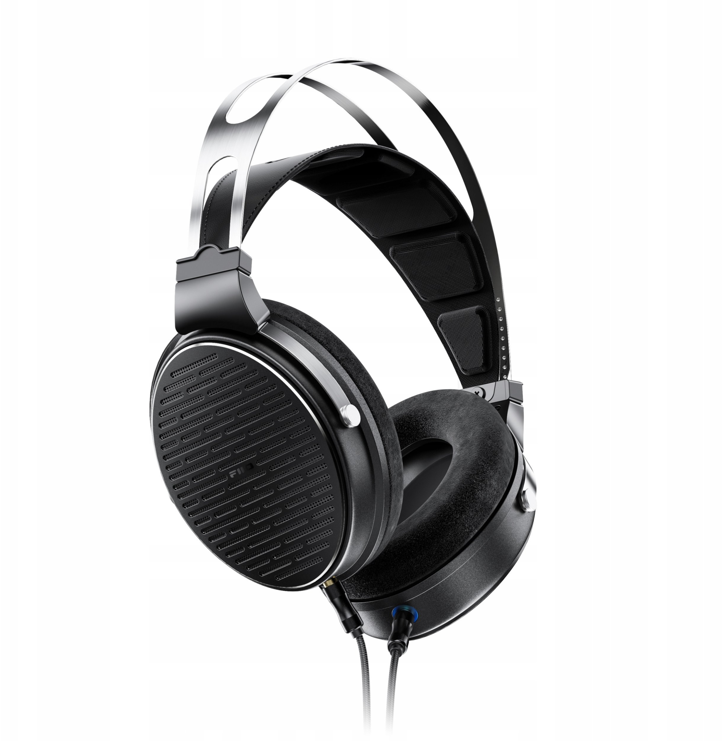 Kufje mbi vesh FiiO JT3, open back, driver 50mm, kabllo 3.5mm me mikrofon, të zeza