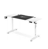Tavolinë gaming Diablo X-Tensio 140cm, rregullim elektrik lartësie, e bardhë