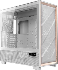Куќиште компјутер Antec FLUX PRO, Full Tower, ATX, бело дрво