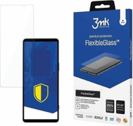Mbrojtës ekrani 3MK FlexibleGlass për Sony Xperia 1 V, xham hibrid, antibakterial, transparent