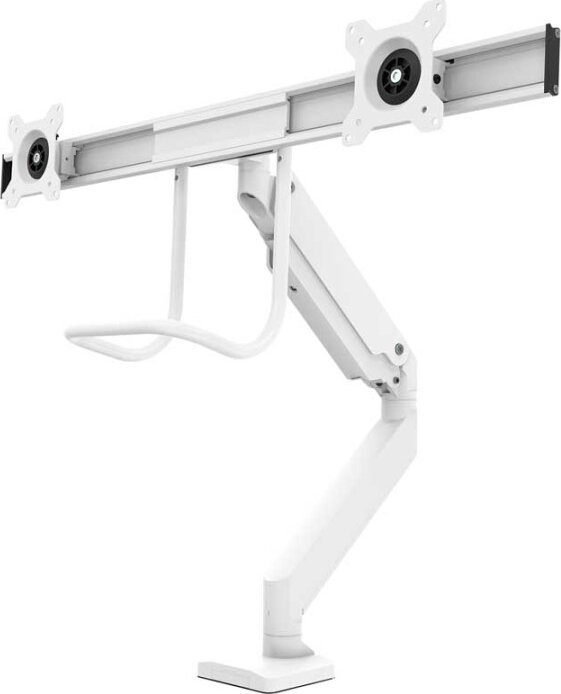 Krah monitori Fellowes Eppa Dual Crossbar 9909401, për dy monitorë, i bardhë