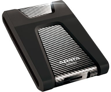 Hard disk i jashtëm ADATA HD650, 1TB, i zi