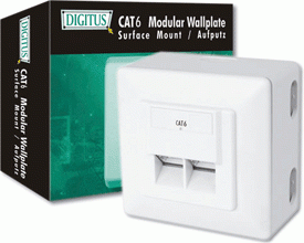 Prizë montuese Digitus Cat.6 (DN-9006-N/A-DN-9006-N), 2xRJ45
