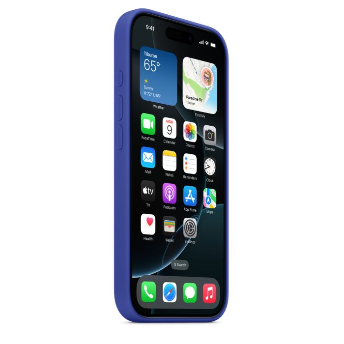 Apple iPhone 16 Pro Silicone Case with MagSafe, Ultramarine (Seasonal)