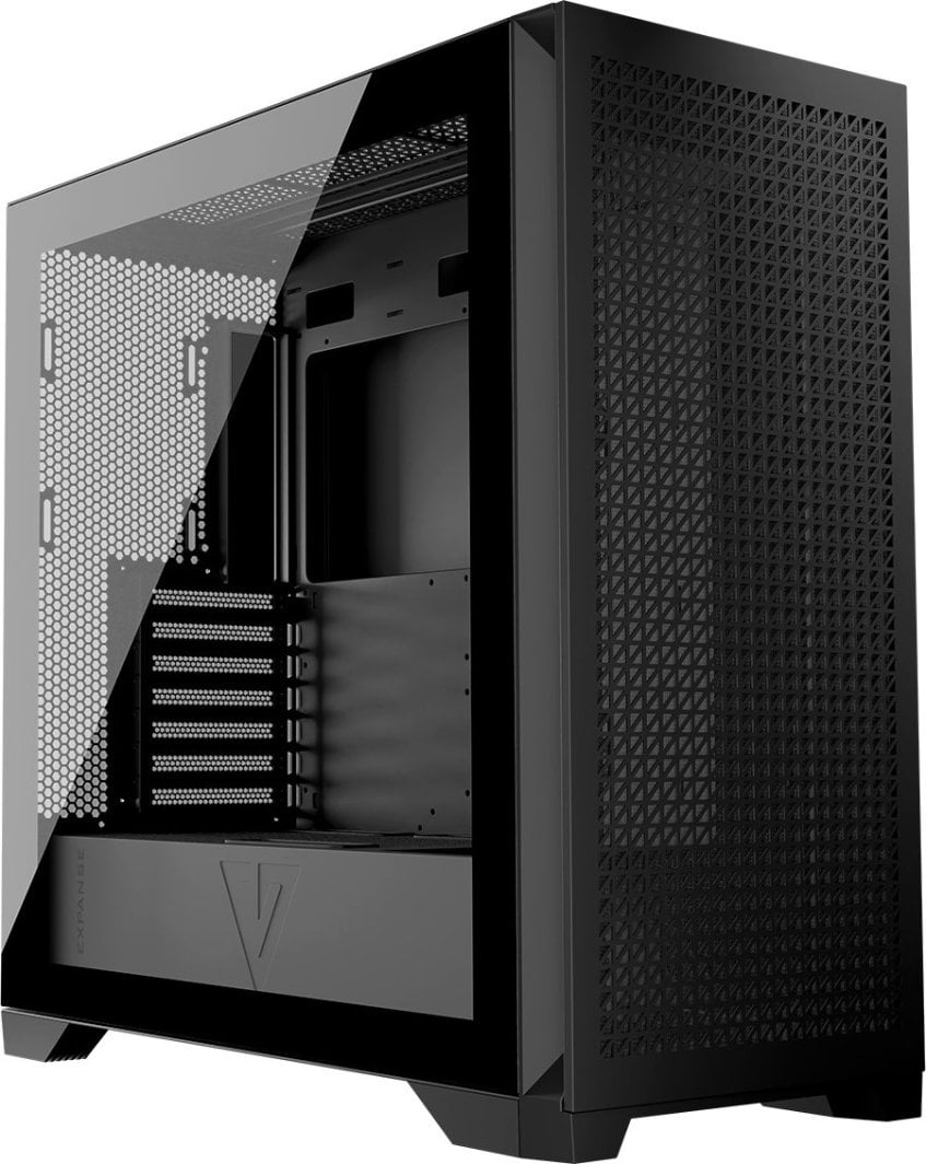 Куќиште за компјутер Modecom Volcano Expanse T MIDIЦрна, Midi Tower