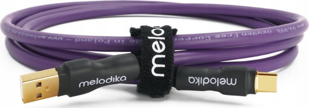 Kabllo USB Melodika MDUAC20, USB A në USB C, 2m, e zezë