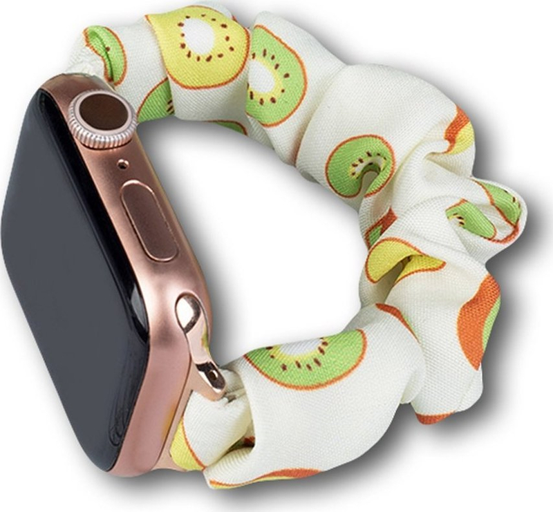 Rrip tekstili Hurtel për Apple Watch 41 40 38mm, byzylyk elastik, kiwi