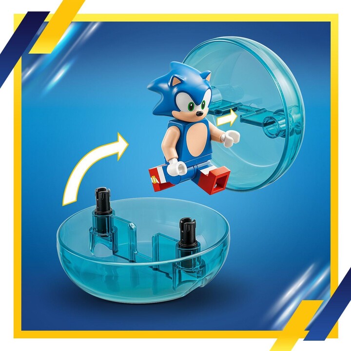 Set LEGO® Sonic the Hedgehog™ 76990 Sonic's Speed ​​Sphere Challenge