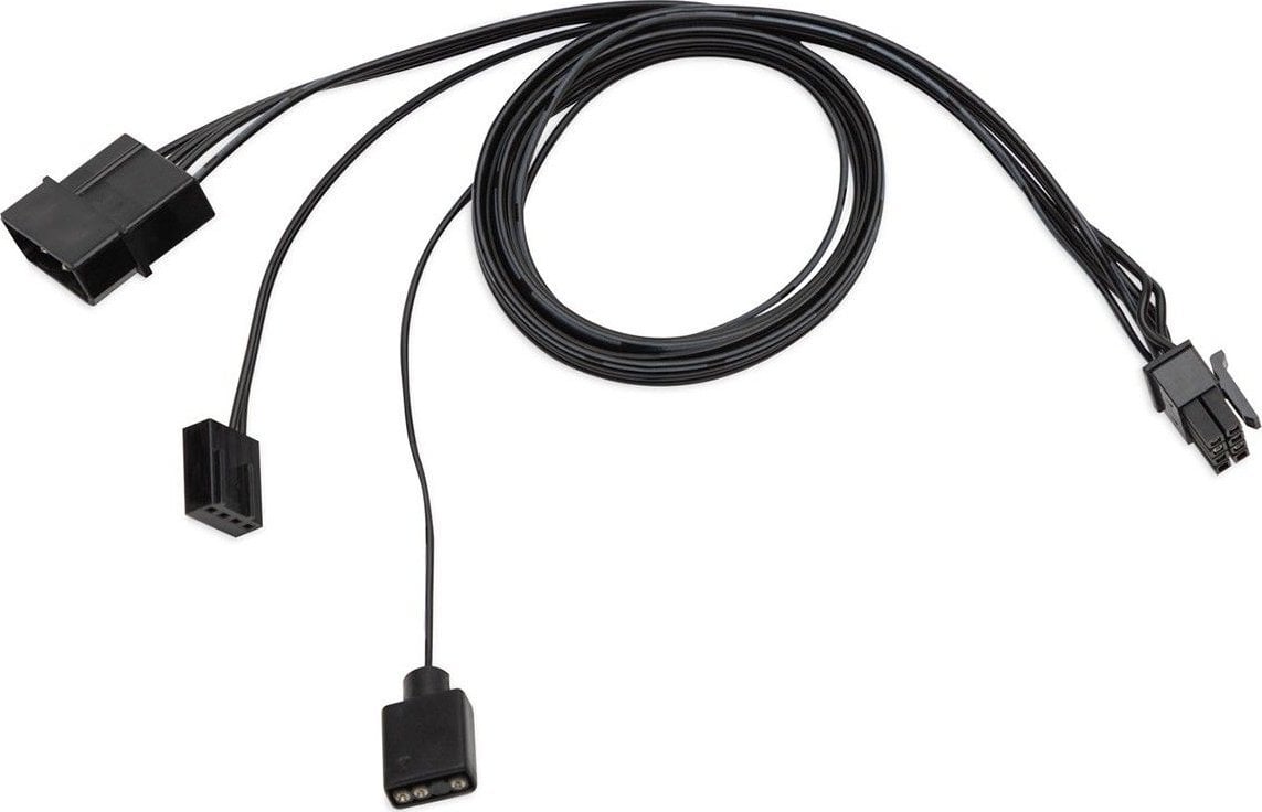 Kabllo energjie EKWB EK Loop OmniLink Molex, 4 pin, D RGB, 50cm, e zezë