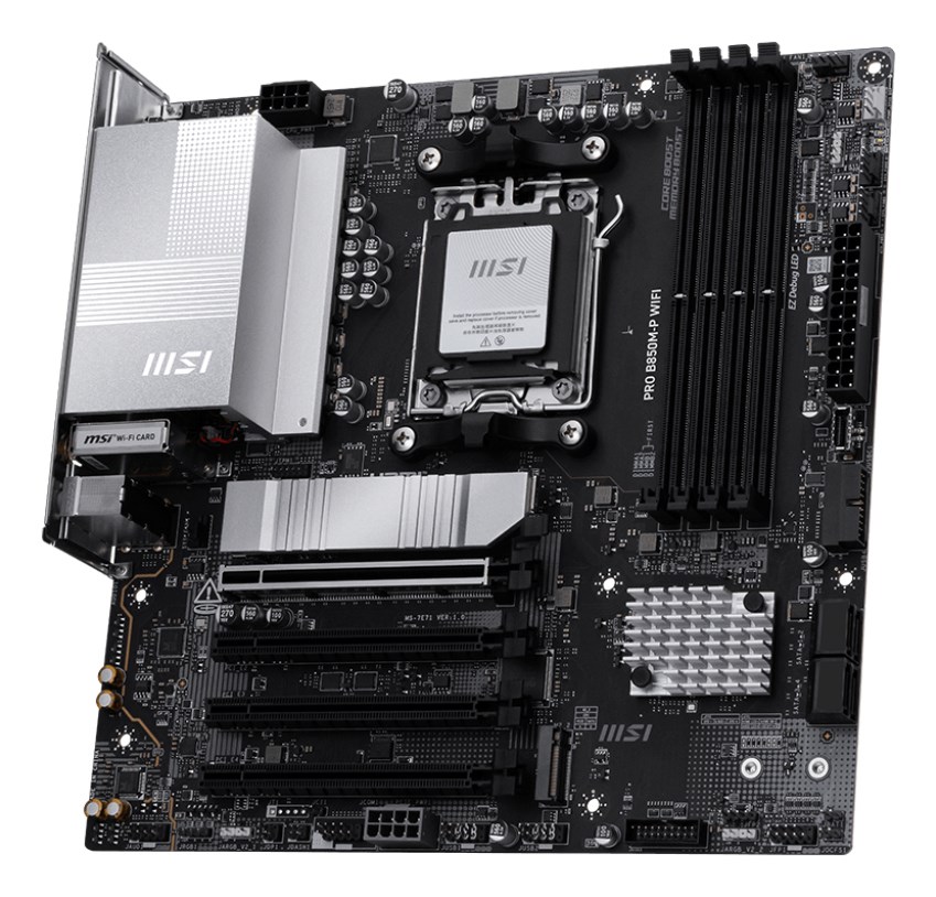 Pllakë amë MSI PRO B850M-P WIFI AMD B850 Socket AM5 micro ATX