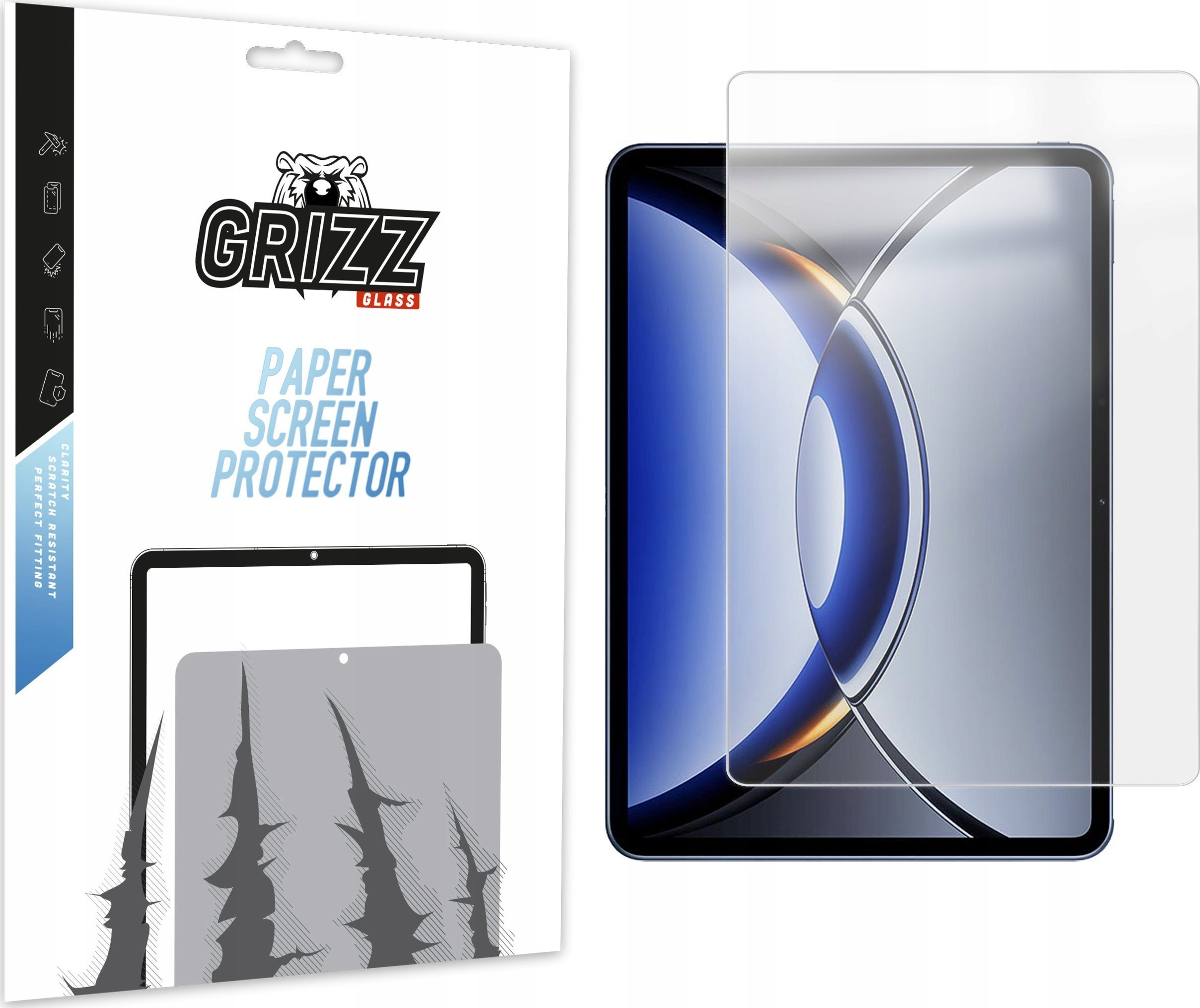 Заштитна фолија Grizz PaperScreen за Oppo Pad 3 Pro, мат, против отпечатоци од прсти