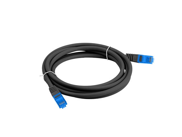 Kabllo rrjeti Lanberg Patch Cord CAT.6A, S/FTP LSZH, 3m, i zi