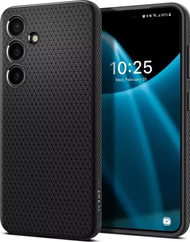 Mbulesë telefoni Spigen Liquid Air, për Samsung Galaxy S24, mat, e zezë
