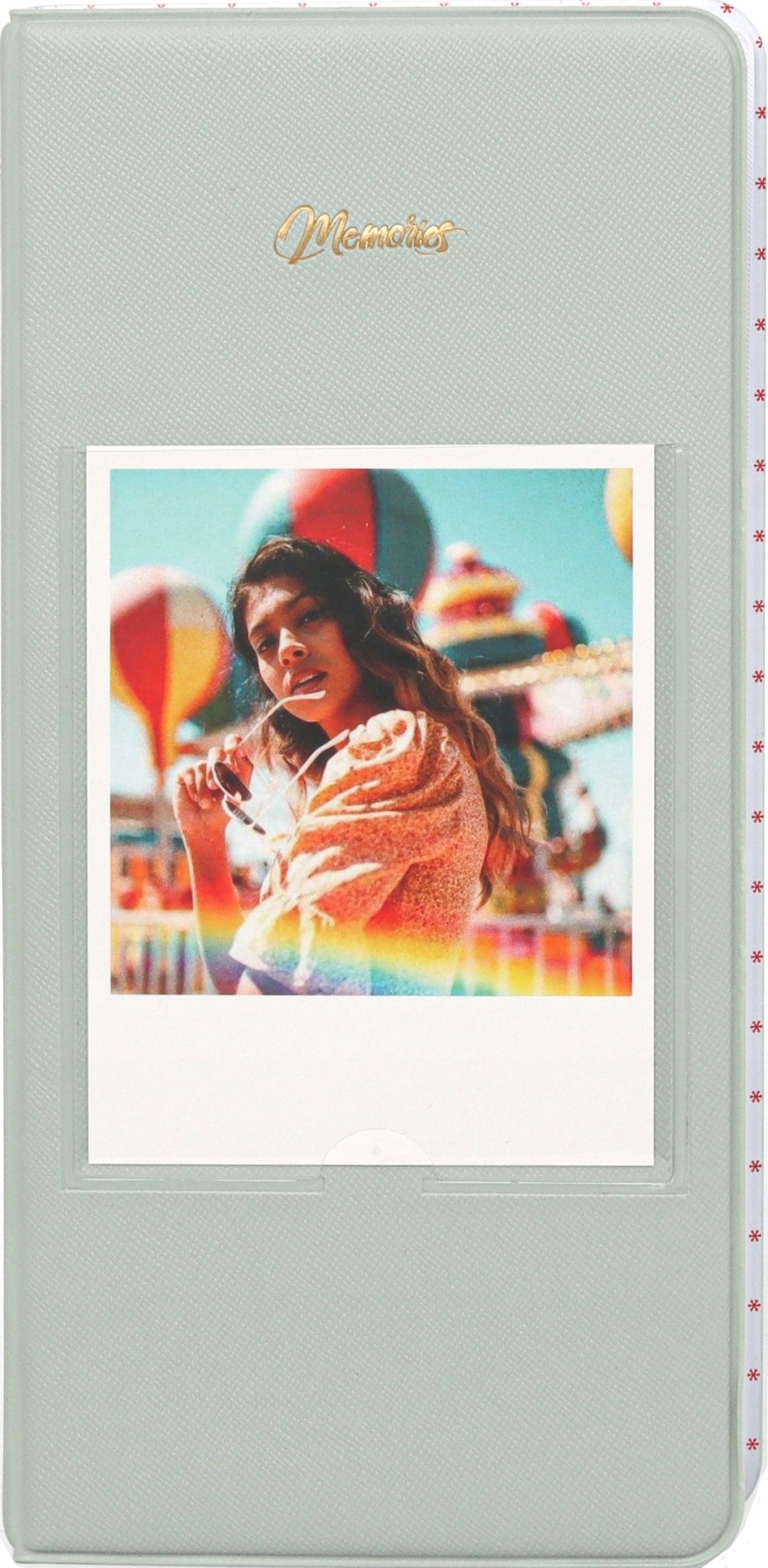 Album fotografik Fuji Photo Album 64, 64 foto, për Instax Wide Square Polaroid