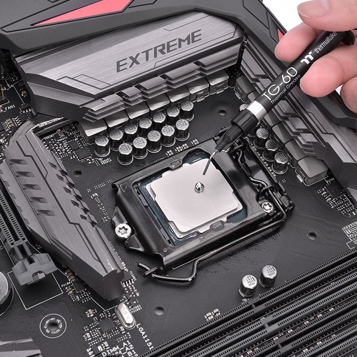 Pastë e metalit të lengët Thermaltake TG-60, 1g, 52 W/mK