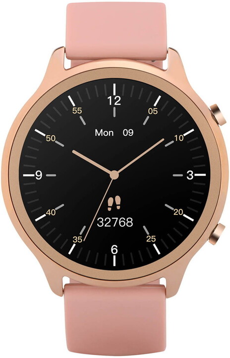 Orë e mençur Garett Smartwatch Veronica, verdhë/rozë