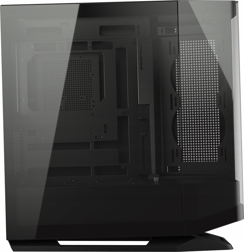Kuti PC Cougar FV270, ATX Micro ATX, xham i temperuar, e zezë