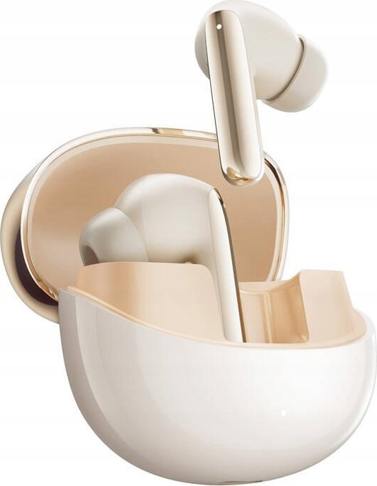 Kufje wireless QCY MeloBuds Pro, ANC 46dB, Hi-Res LDAC, ngjyrë ari